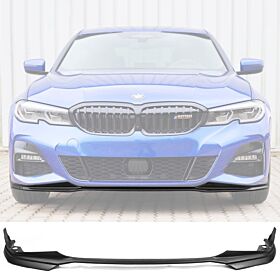 2019-2021 BMW 3-Series M-Sport G20 Polypropylene Front Bumper Lip Matte Black - BLF-BG20MTMP5P-PP