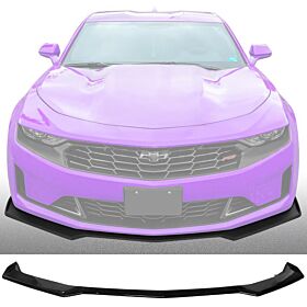 2016-2024 Chevrolet Camaro SS ABS 1LE Style Front Bumper Lip Gloss Black - BLF-CC19SS1LE-GBK