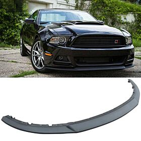 2013-2014 Ford Mustang Base/GT V6/V8 Polypropylene GT-R Style 3PC Front Bumper Lip - BLF-FM13RO3P-PP_IK2