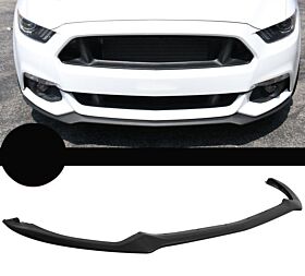 2010-2012 Ford Mustang Base/GT V6 Polyurethane OEM Style Front Bumper Lip - BLF-FM15V6OE-PU