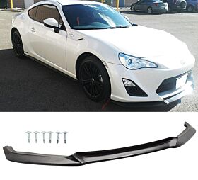 2013-2016 Scion FR-S Polyurethane Front Bumper Lip Unpainted Black - BLF-SFRS13GT-PU_IK2