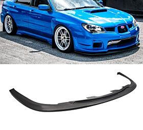 2006-2007 Subaru WRX/STI Polypropylene S204 Style Front Bumper Lip - BLF-SI06STI-PP_IKON4