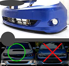 2008-2010 Subaru WRX/STI Carbon Fiber Front Bumper Lip - BLF-SIWRXP08STI-CF