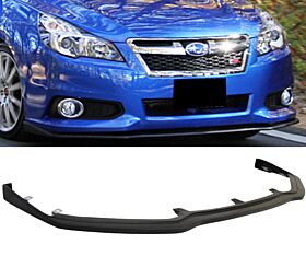 2013-2014 Subaru Legacy 4DR Sedan Polyurethane STI Style Front Bumper Lip - BLF-SL13STI-PU