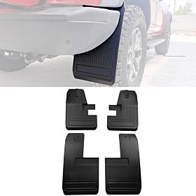 2021-2025 Ford Bronco Black Mud Guards Flaps 4PCS - BLM-FBRO21-V1