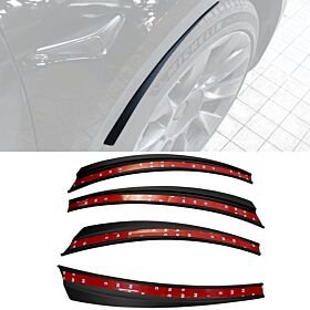 2020-2024 Tesla Model Y ABS Matte Black Mud Guards Flaps - BLM2-TSLY20-MBK