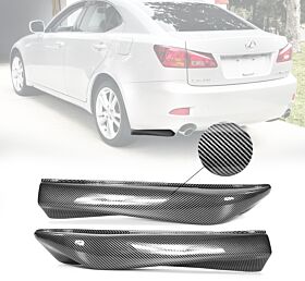 2006-2013 Lexus IS250/IS350 Rear Bumper Aprons 2PC - BLR-LIS06IK2P-CFL