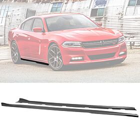 2011-2023 Dodge Charger SE/SXT/RT/GT/Enforcer/Pursuit Polypropylene V3-Style Side Skirts - BLS-DCH15IKSRTV3-PP