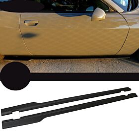 2015-2021 Dodge Challenger Polypropylene SXT Style Side Skirts Black Primer - BLS-DCHALL15SXT-PP