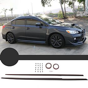 2015-2021 Subaru WRX/STI ABS MP Style Side Skirts Unpainted Black - BLS-SI15MP-A