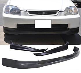 1996-1998 Honda Civic CTR Style Front Bumper Lip + 2PC Rear Bumper Lip Spats - CB-A000860_IK2