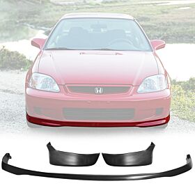 1999-2000 Honda Civic Front Bumper Lip + 2PC Rear Lip Spats Combo  - CB-A008489