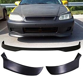1996-1998 Honda Civic 3DR TR Style Front Bumper Lip + Rear Lip Spats Combo - CB-A010008