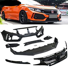 2016-2021 Honda Civic Polypropylene Type R Style Front Bumper - CB-A011380