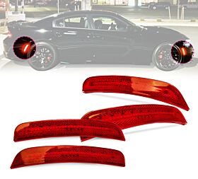 2015-2023 Dodge Charger LED Side Marker Lights 4PC Front & Rear  - CB-A012526