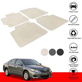 2007-2011 Toyota Camry Nylon Floor Mats Front & Rear Beige - CP211BG