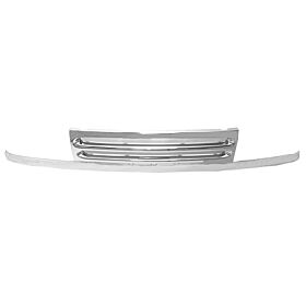 1993-1998 Volkswagen Jetta MK3 ABS Front Grille Chrome  - GR-JTA39295-CM