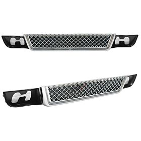 2007-2014 GMC Yukon/Yukon XL Base/Denali Bumper Lower Grille  - GRBT-DNL0708-CM_IK