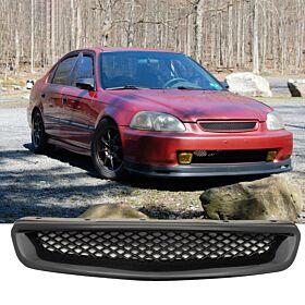 1996-1998 Honda Civic Type-R Front Grille Black  - HG-HC96TR