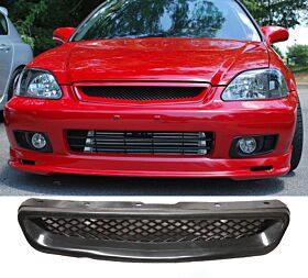 1999-2000 Honda Civic Type-R Front Grille Black  - HG-HC99TR