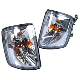 1984-1993 Mercedes Benz E-Class W201 Corner Lights Clear  - LC-MBW201E