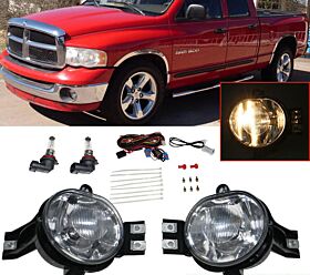 2002-2008 Dodge Ram 1500 Fog Lights w/Wiring Kit - LHF-DR02