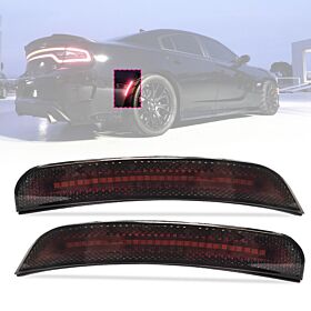 2015-2023 Dodge Charger Rear Side Marker Lights 2PC Smoke  - LS-DCHR15R-SM