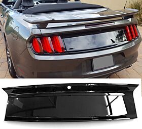 2015-2023 Ford Mustang Blackout Panel Trunk Trim Gloss Black  - TGC-FM15GT-GBK