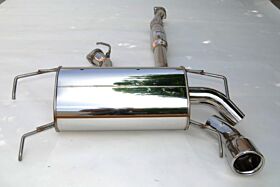 2008-2013 Subaru WRX 5DR Invidia Q300 Rolled S.S. Tip Cat-Back Exhaust System -