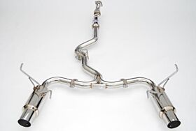2008-2013 Subaru WRX / STI 4DR Invidia N1 Twin Outlet Tip S.S. Cat-Back Exhaust