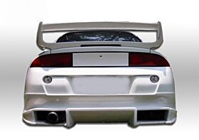 1995-1998 Eagle Talon Bomb Style Polyurethane Rear Bumper - 37-2197