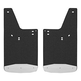 2004-2014 Ford F-150 Textured Rubber Mud Guards Black Luverne Truck - 250423