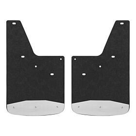 2007-2013 Chevrolet Silverado 1500 Textured Rubber Mud Guards Black Luverne Truck - 250740