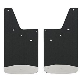 2007-2013 Chevrolet Silverado 1500 Textured Rubber Mud Guards Black Luverne Truck - 250743