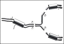 2010-2012 Audi S4 MagnaFlow Cat Back Exhaust System - 15599