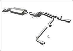 2007-2008 Hummer H2 MagnaFlow Cat Back Exhaust System - 16772