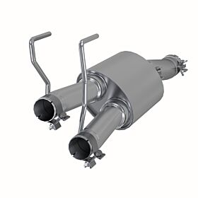 2013-2017 Ram 1500 Big Horn/Express/Laramie/Laramie Longhorn/Outdoorsman/SLT/Sport/ST/SXT/Tradesman 5.7L V8 3" Single in 2.25"" Dual Out Muffler Replacement, High-Flow , T409 Stainless Steel" - S5141409