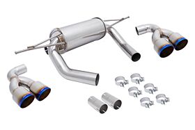 BMW M3 (F80) 15-19 / M4 (F82) 15-19 - Supremo Exhaust System - Burnt Rolled Tips by Megan Racing - MR-ABE-BF82-VO
