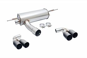 BMW M2 F87 2016+ Supremo Axle Back - Black Chrome Roll Tip by Megan Racing - MR-ABE-BF87-BC