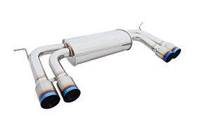 BMW X5M 10-13 / X6M 10-14 (Excludes Regular X5) Supremo Exhaust System - Blue Titanium Tips by Megan Racing - MR-ABE-BX5M-BT