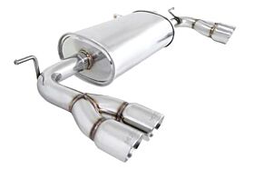 Hyundai Genesis Coupe 2009-2012 (2.0 Turbo/V6) - Stainless Rolled Tips - Axle Back by Megan Racing - MR-ABE-HG09-SRT