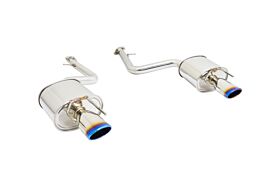 Lexus IS250 2014+ (2.5 V6) Axle Back Exhaust System (Burnt Roll Tip) by Megan Racing - MR-ABE-LI14-VO