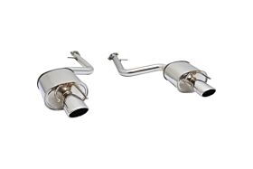 Lexus IS250 2014+ (2.5 V6) Axle Back Exhaust System (Stainless Tip) by Megan Racing - MR-ABE-LI14