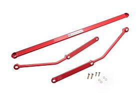 H-Brackets for Lexus IS250 06-11 - Rear Lower Red by Megan Racing - SB-HB-LI06RL-R