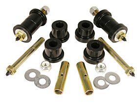 1976-1983 Jeep CJ5 Greasable Spring/Shackle Bushing Kit Black Prothane - 1-1016-BL