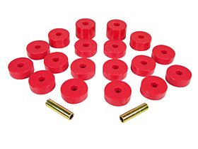 1975 Jeep CJ5 Body Mount Kit Red Prothane - 1-109