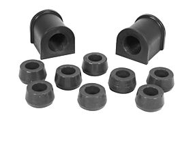 1987-1995 Jeep Wrangler Front Sway Bar Bushing Kit Black Prothane - 1-1102-BL
