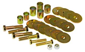 1975 Pontiac Firebird Body Mount Hardware Kit Red Prothane - 7-140