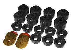 1999-2000 GMC Sierra 1500 Body And Cab Mount Bushing Kit Black Prothane - 7-141-BL
