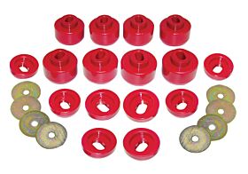 2000-2005 Chevy Tahoe Body Mount Kit Red Prothane - 7-143